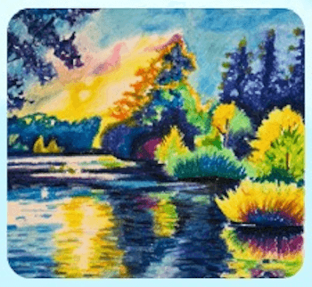 Oil Pastel — Dry Mediums artwork by an Artsy Bugsy student